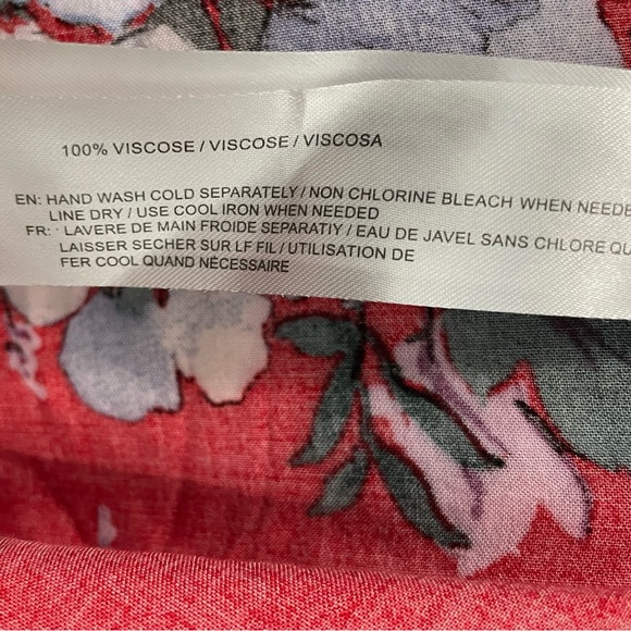 BAND OF GYPSIES Boho Red Floral Maxi Dress Size S - Picture 10 of 10